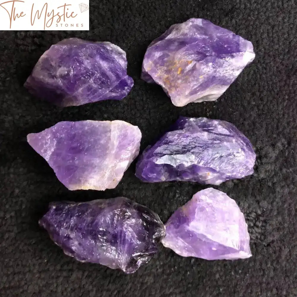 Amethyst Raw Crystal Quartz Stones 1-2’’ Bulk