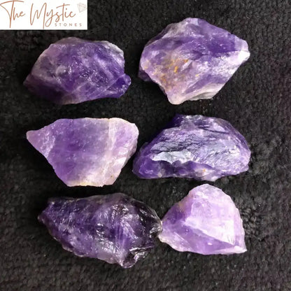 Amethyst Raw Crystal Quartz Stones 1-2’’ Bulk