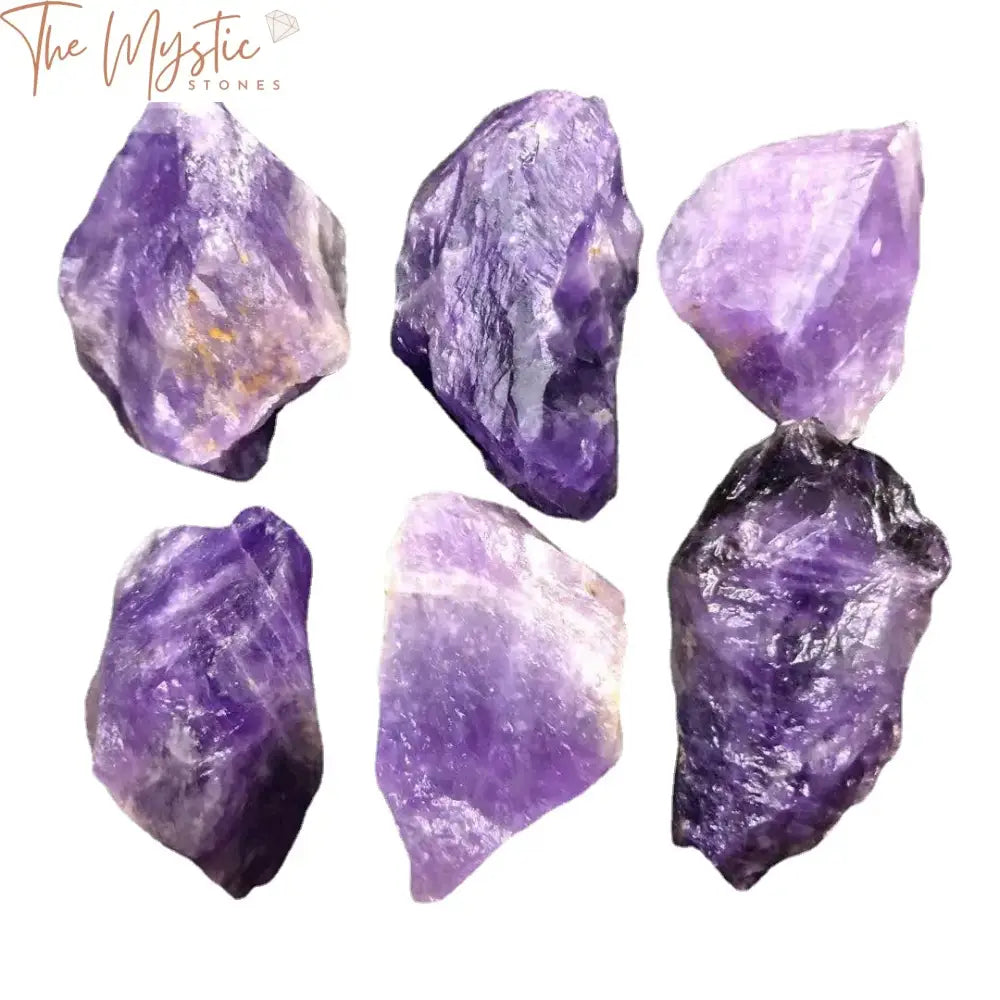 Amethyst Raw Crystal Quartz Stones 1-2’’ Bulk