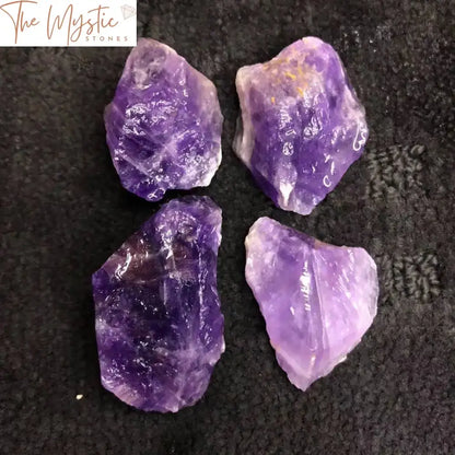 Amethyst Raw Crystal Quartz Stones 1-2’’ Bulk