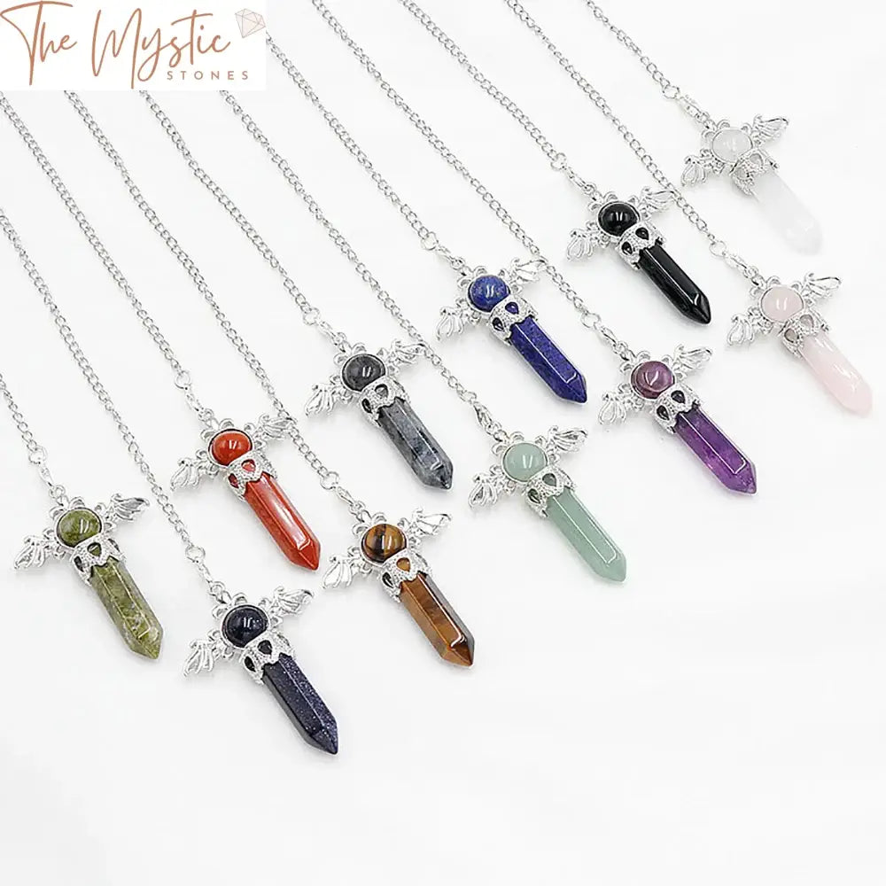 Angel Wing Crystal Pendulum