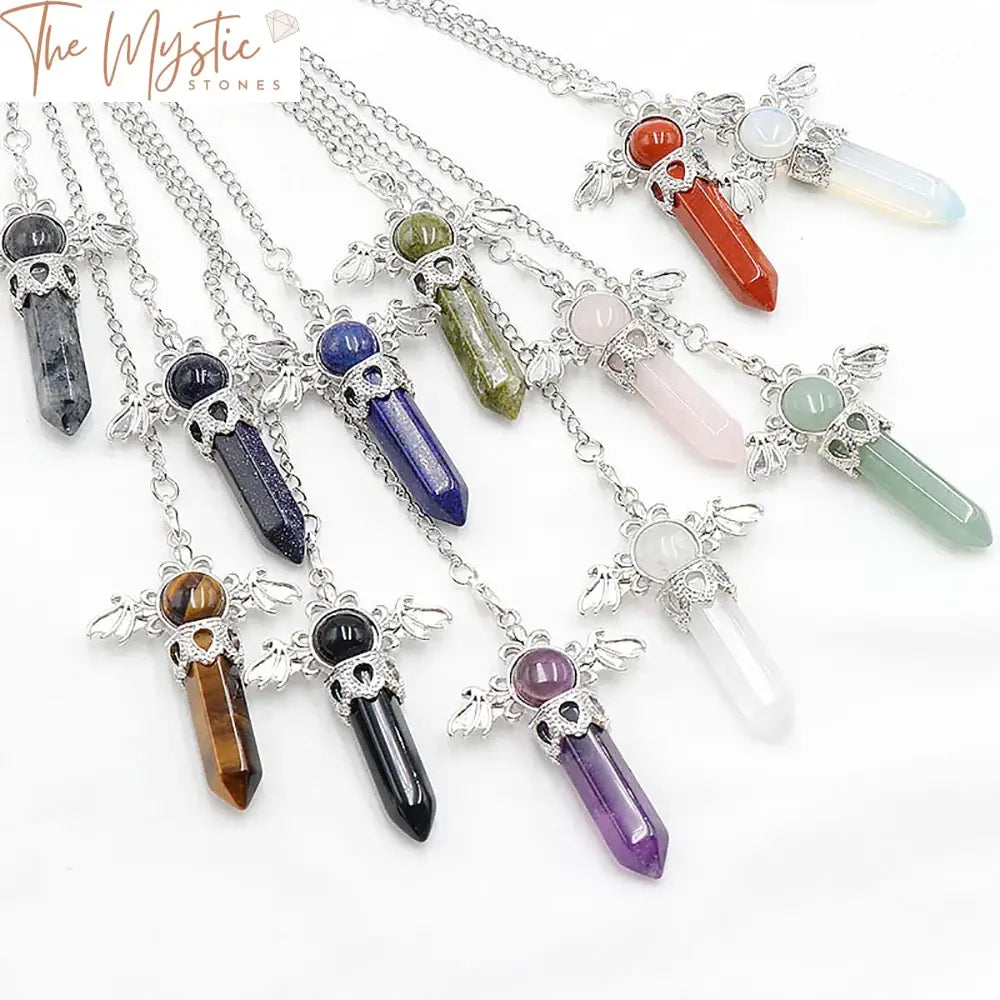 Angel Wing Crystal Pendulum