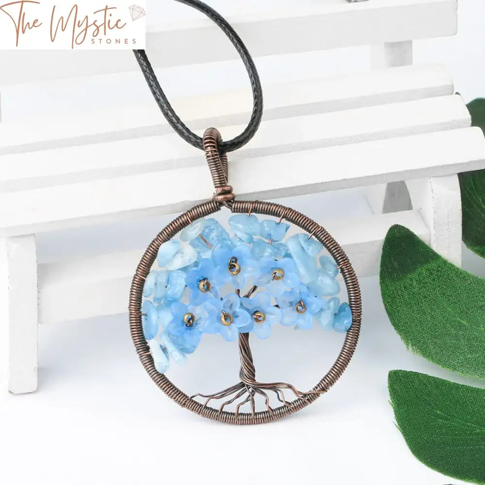 Antique Copper Tree Of Life Wisdom Pendant