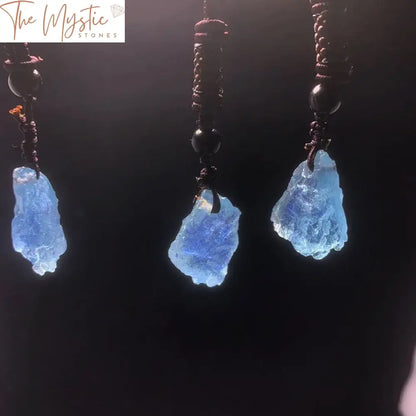 Aquamarine Raw Stone Pendant