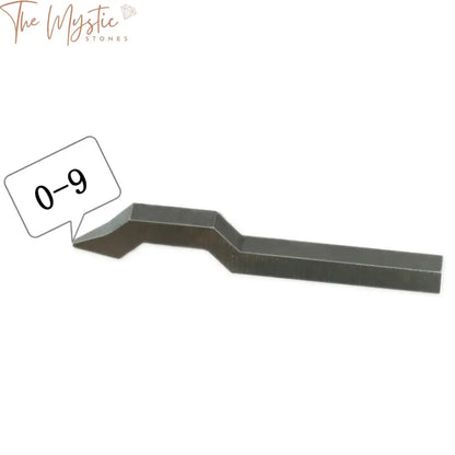 Arabic Numeral Curved Steel Punch Stamp Set