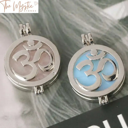 Aum Quartz 3D Pendant Locket