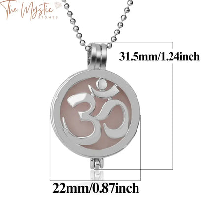 Aum Quartz 3D Pendant Locket