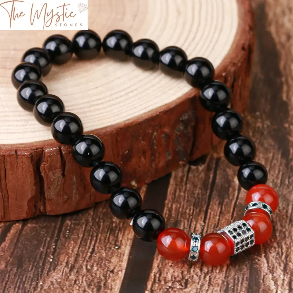 Black Obsidian Energy Balance Bracelet