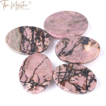 Black Rhodonite Crystal Cabochon Beads