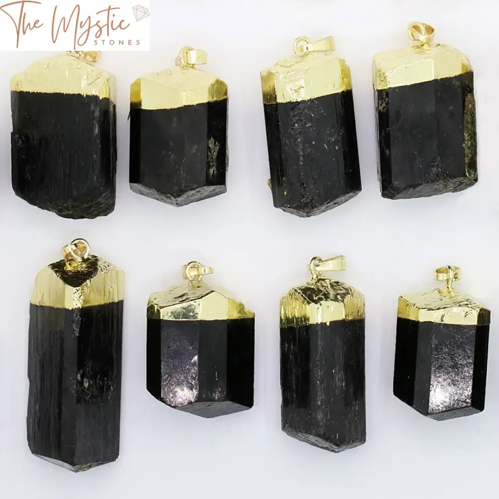 Black Tourmaline Healing Pendant