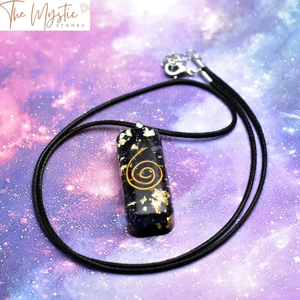 Black Tourmaline Orgonite Pendant