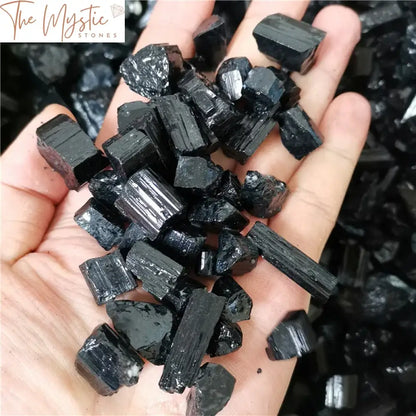 Black Tourmaline Raw Crystal Specimen