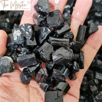 Black Tourmaline Raw Crystal Specimen