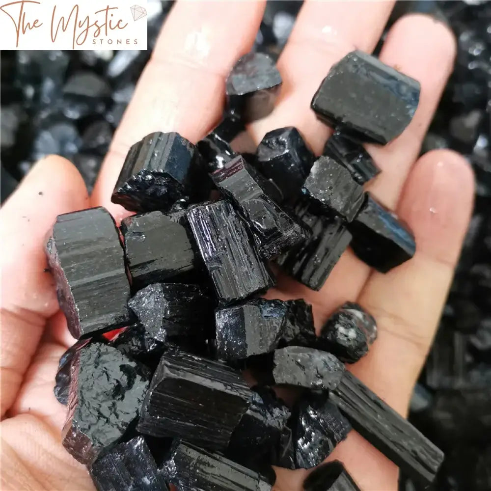 Black Tourmaline Raw Crystal Specimen