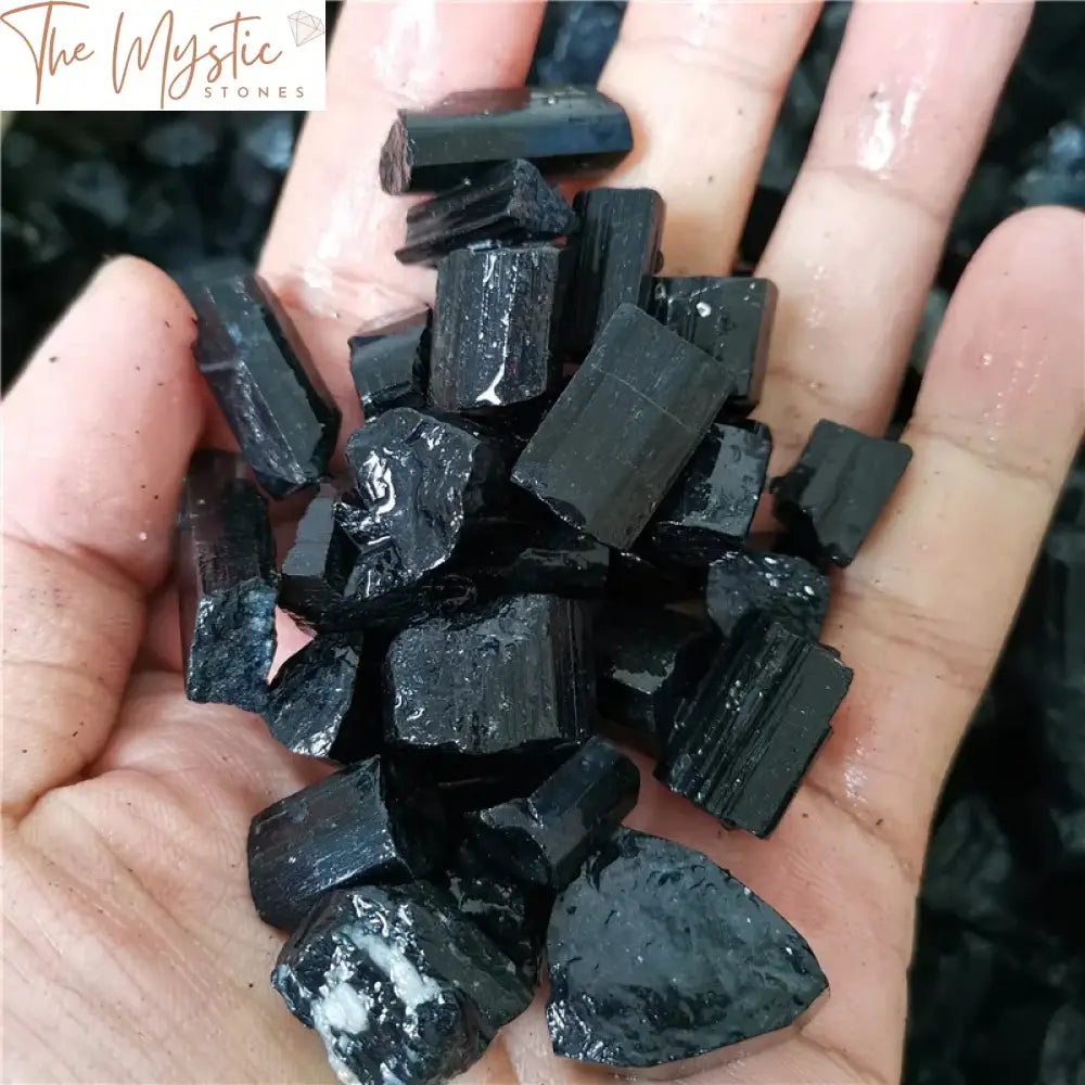 Black Tourmaline Raw Crystal Specimen