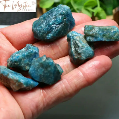 Blue Apatite Raw Crystal Gravel - 100G