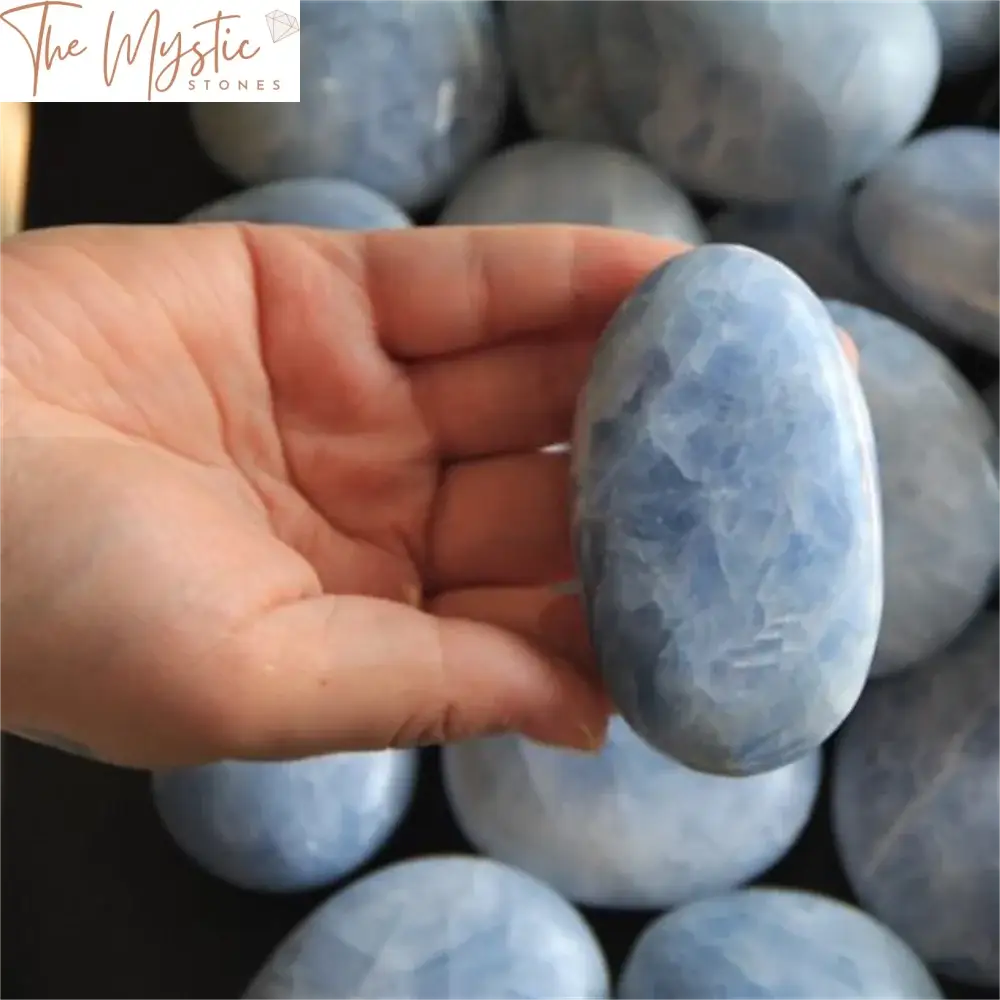 Blue Celestite Angelite Quartz Crystal