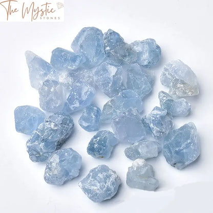 Blue Celestite Raw Quartz Crystal