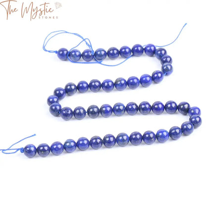 Blue Lapis Lazuli Natural Stone Beads 8Mm - 1 Strand