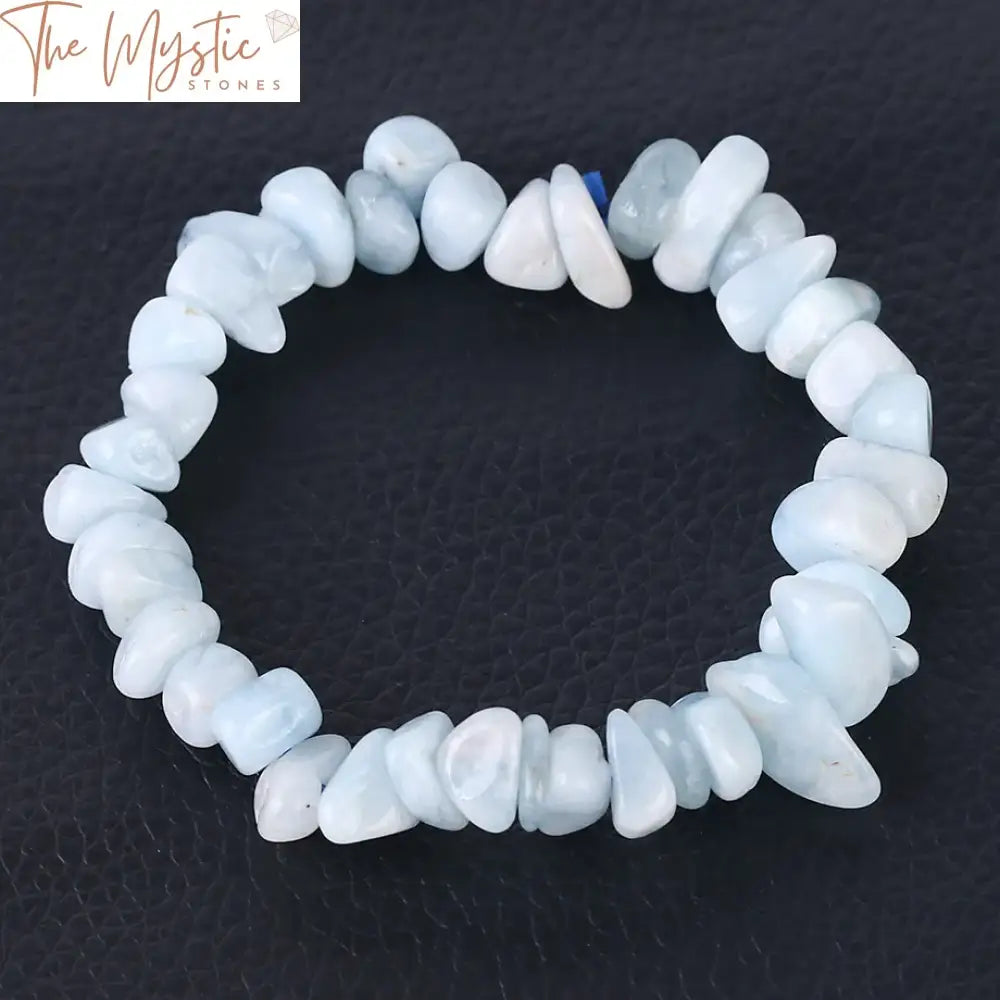 Blue Quartz Healing Crystal Bracelet