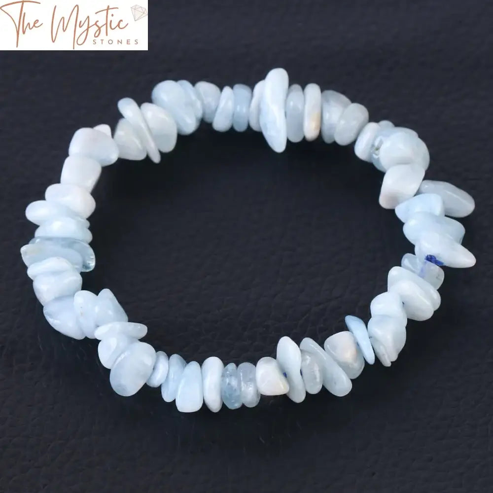 Blue Quartz Healing Crystal Bracelet