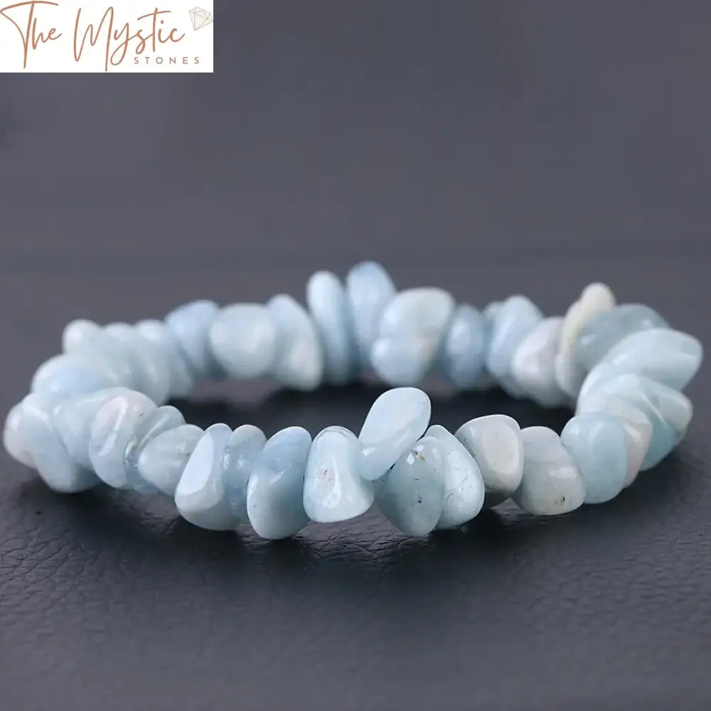 Blue Quartz Healing Crystal Bracelet