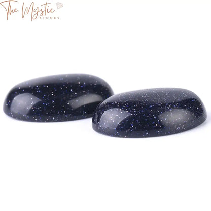 Blue Sandstone Oval Cabochon 30X40Mm