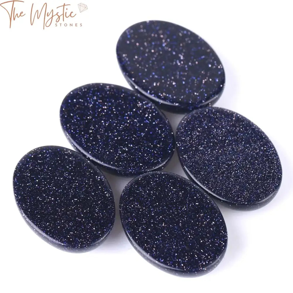 Blue Sandstone Oval Cabochon 30X40Mm