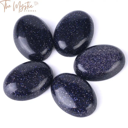 Blue Sandstone Oval Cabochon 30X40Mm