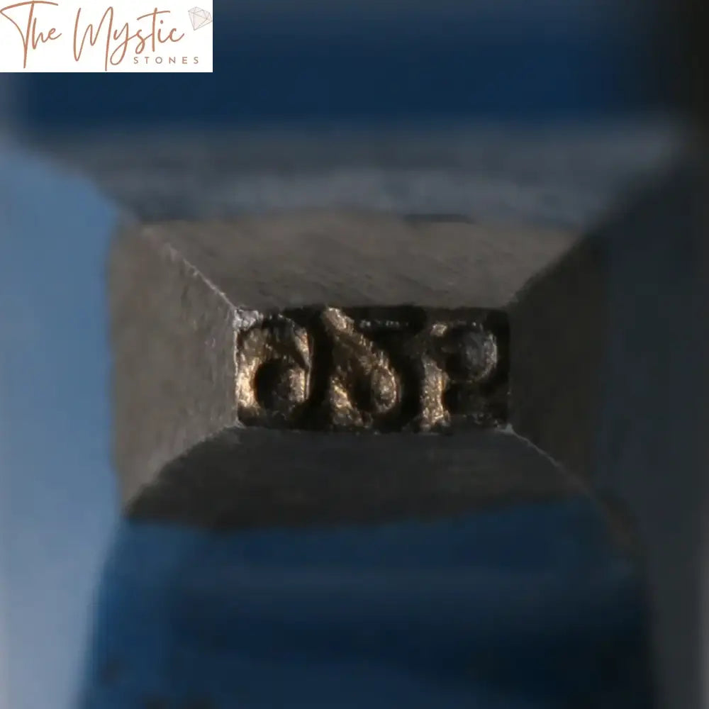 Blue Steel Jewelry Stamp Tool