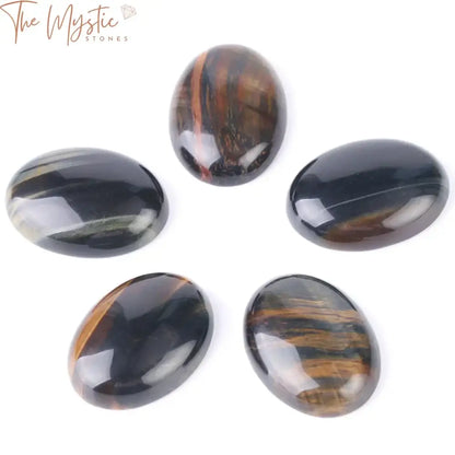 Blue Tiger Eye Oval Cabochon Gemstone