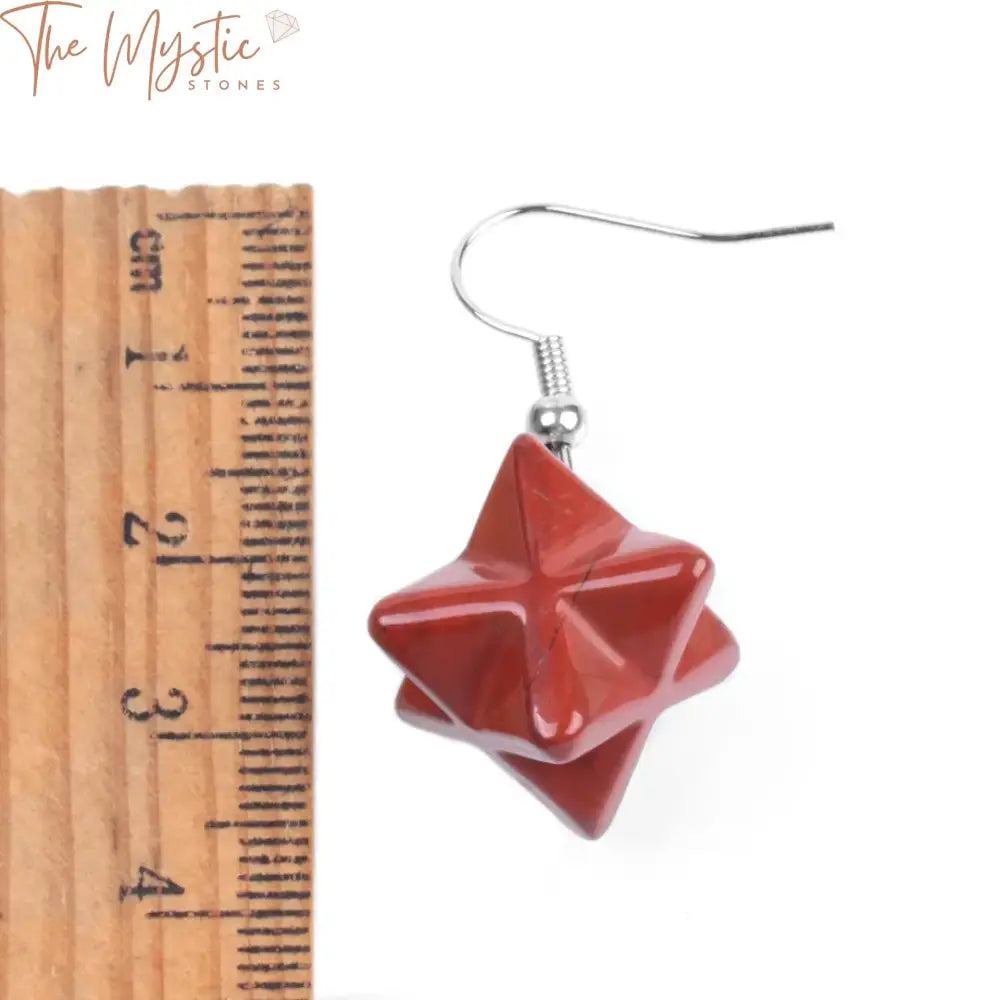 Bohemian Gemstone Merkabah Star Earrings