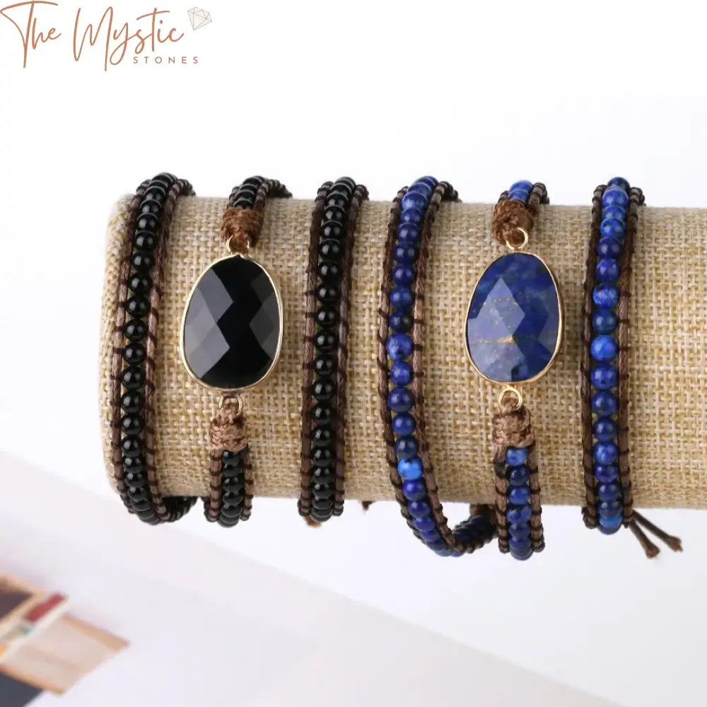 Boho Crystal Friendship Wrap Bracelet