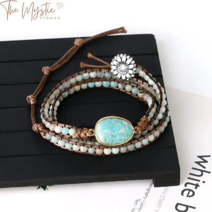 Boho Crystal Friendship Wrap Bracelet