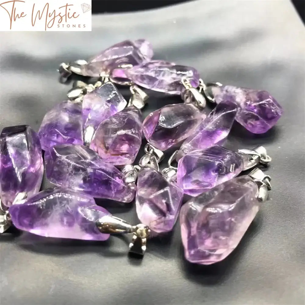 Brazilian Amethyst Healing Crystal Pendant