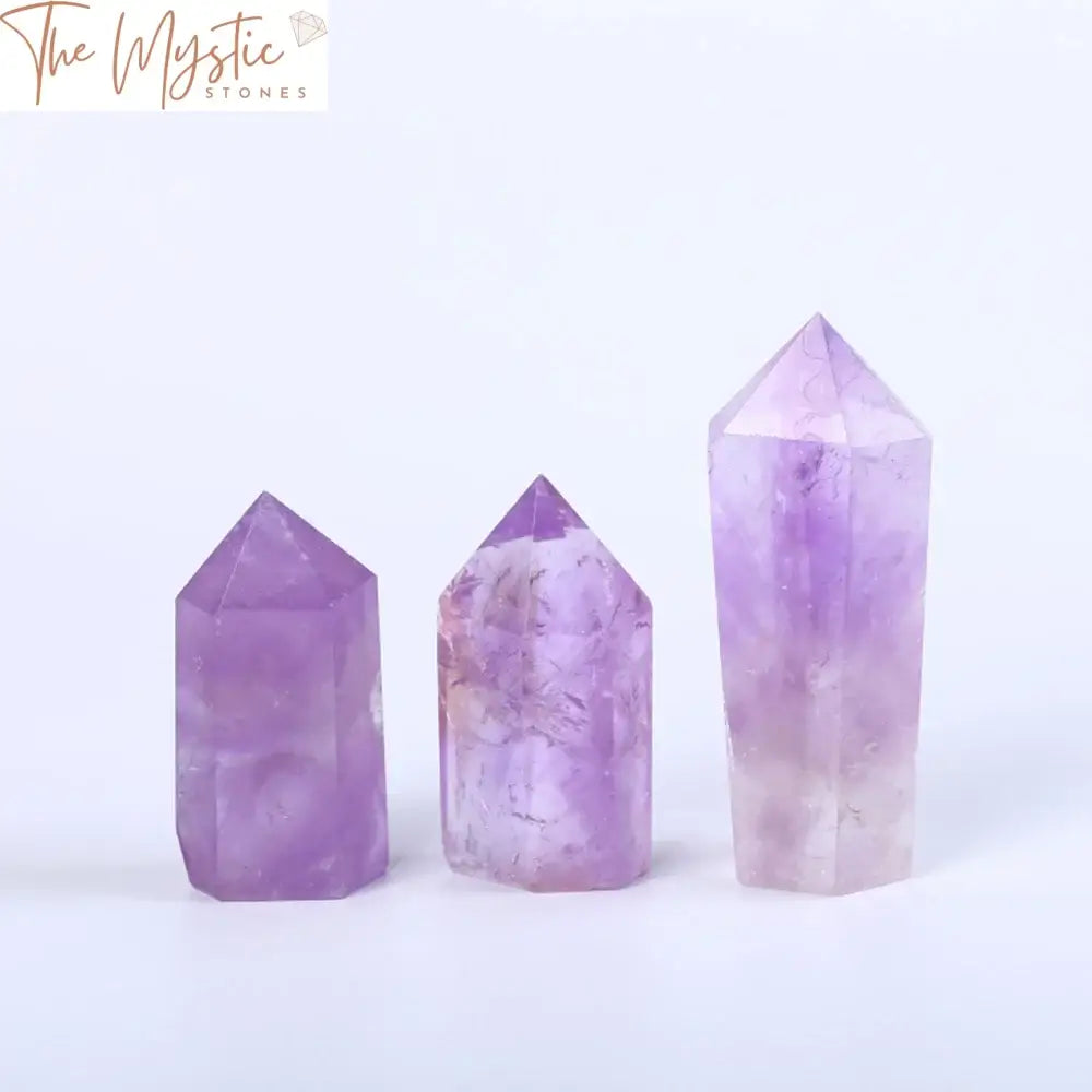 Brazilian Amethyst Quartz Crystal Obelisk