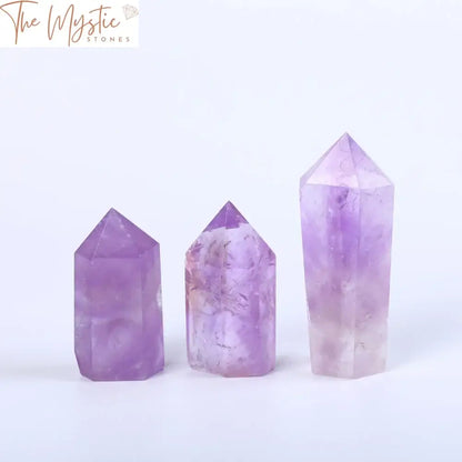 Brazilian Amethyst Quartz Crystal Obelisk