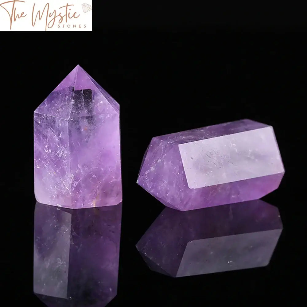 Brazilian Amethyst Quartz Crystal Obelisk