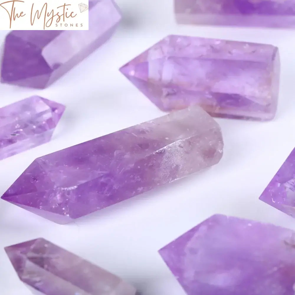 Brazilian Amethyst Quartz Crystal Obelisk