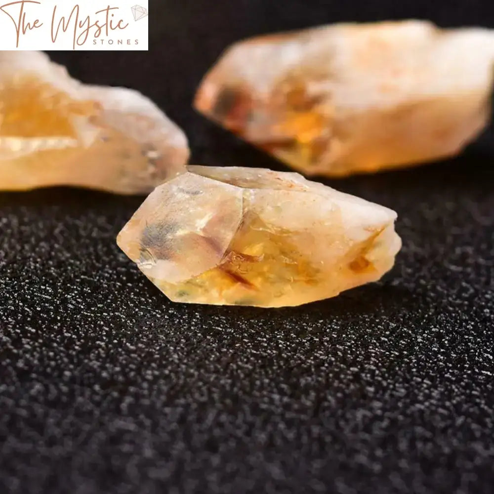 Brazilian Citrine Quartz Raw Point