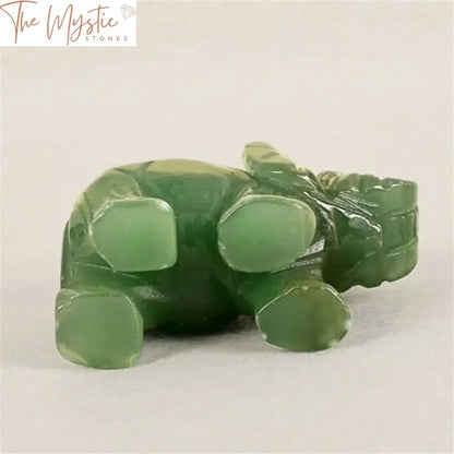 Carved Jade Elephant Figurine