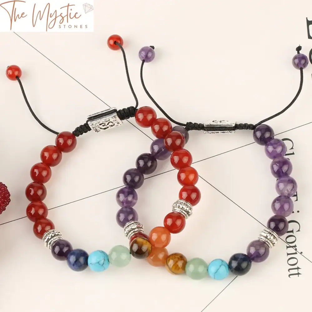 Chakra Balance Om Braided Bracelet