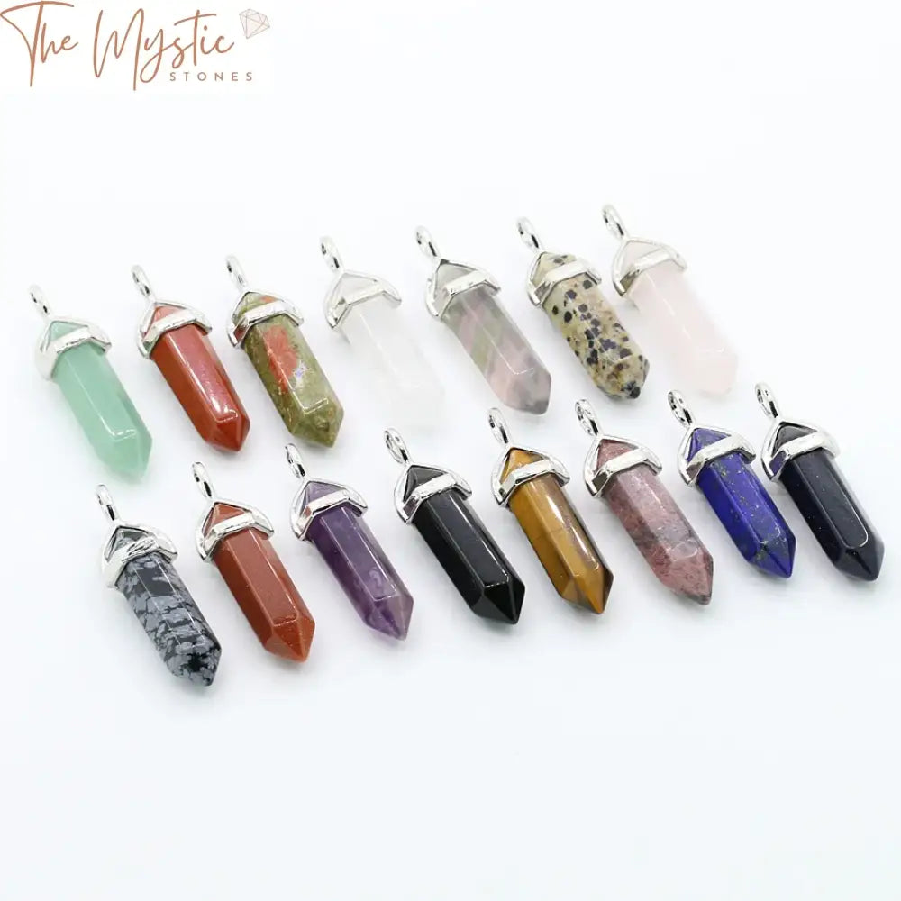 Chakra Crystal Bullet Pendant