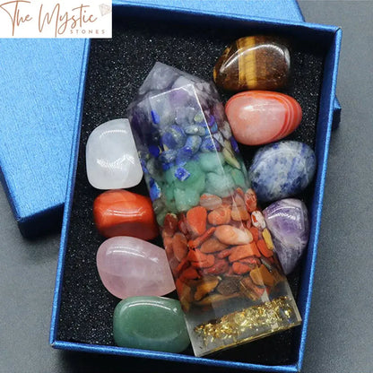 Chakra Crystal Healing Wand Set