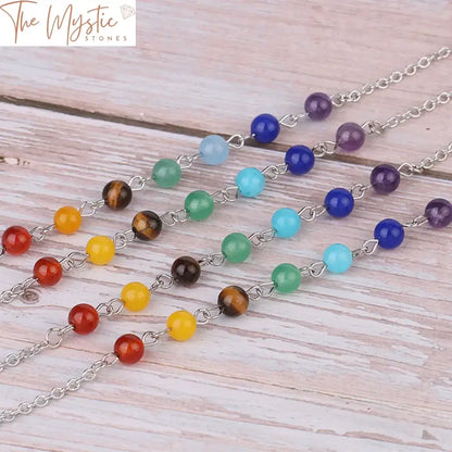 Chakra Crystal Pendulum Necklace