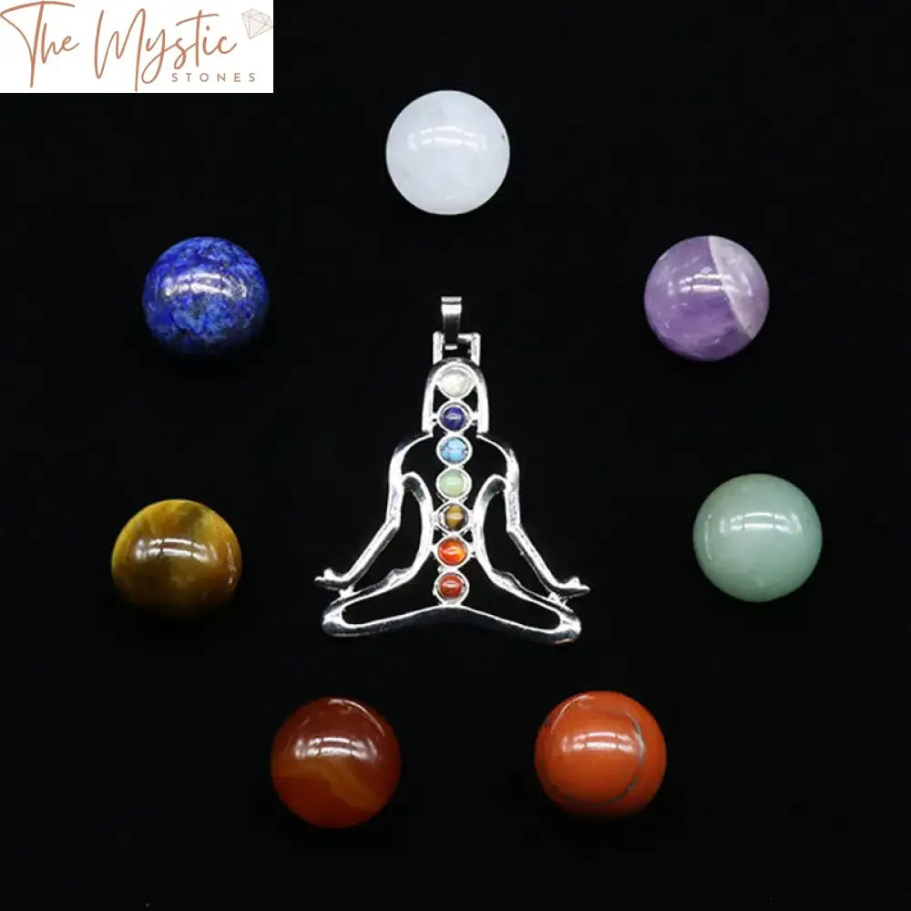 Chakra Crystal Sphere Set - 7Pcs 20Mm