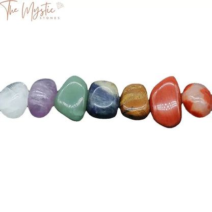 Chakra Crystal & Tumbled Stone Yoga Bracelet Kit