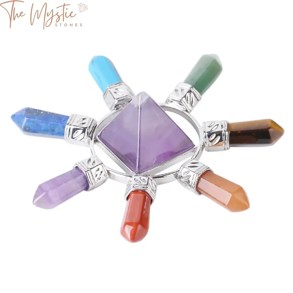 Chakra Energy Pyramid Hexagonal Prism