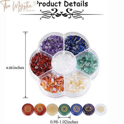 Chakra Engraved Healing Stone Set