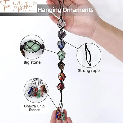 Chakra Gemstone Car Hanging Ornament